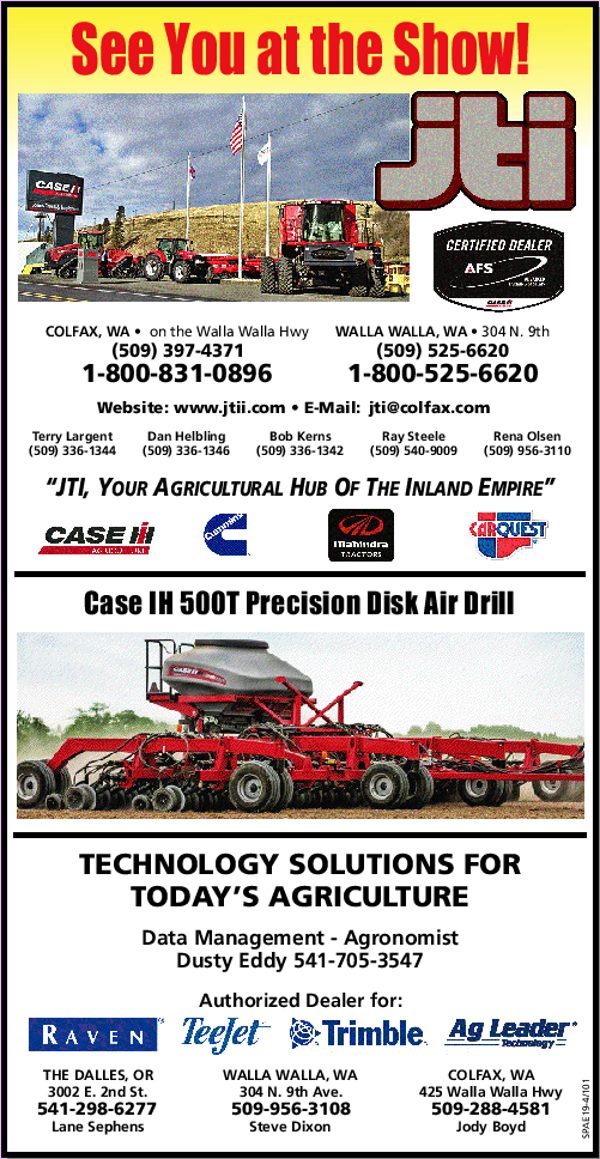 Ag Show 2019 Jones Truck and Implement Colfax Washington